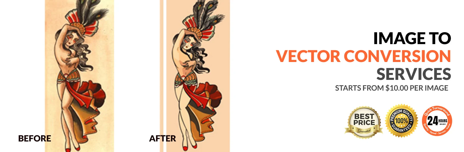Image to vector conversion services