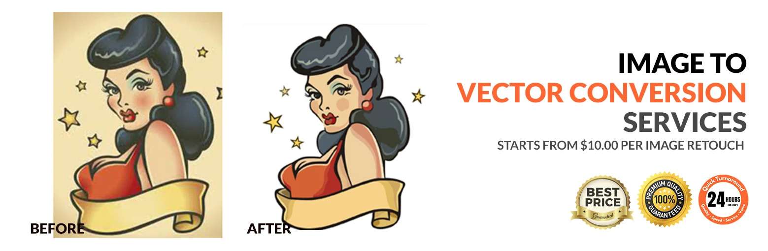 Image to vector conversion services
