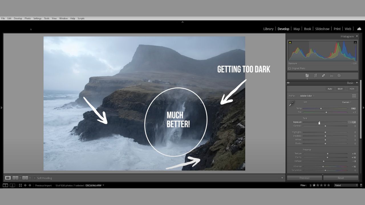 Ignoring Proper Exposure Adjustments 4
